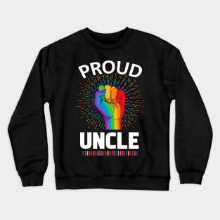 Proud Uncle Gay Lgbt Crewneck Sweatshirt